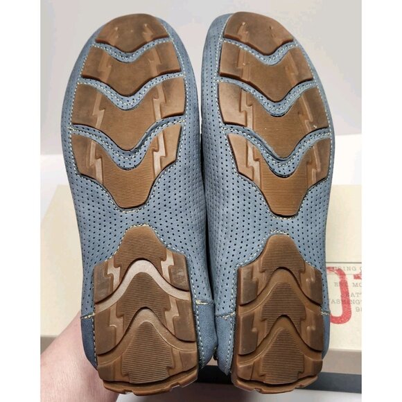 1901 Nordstrom Suede Driving Mocs Loafers MStorino Horse Bit Shoes Men’s 8.5 M - Picture 11 of 15